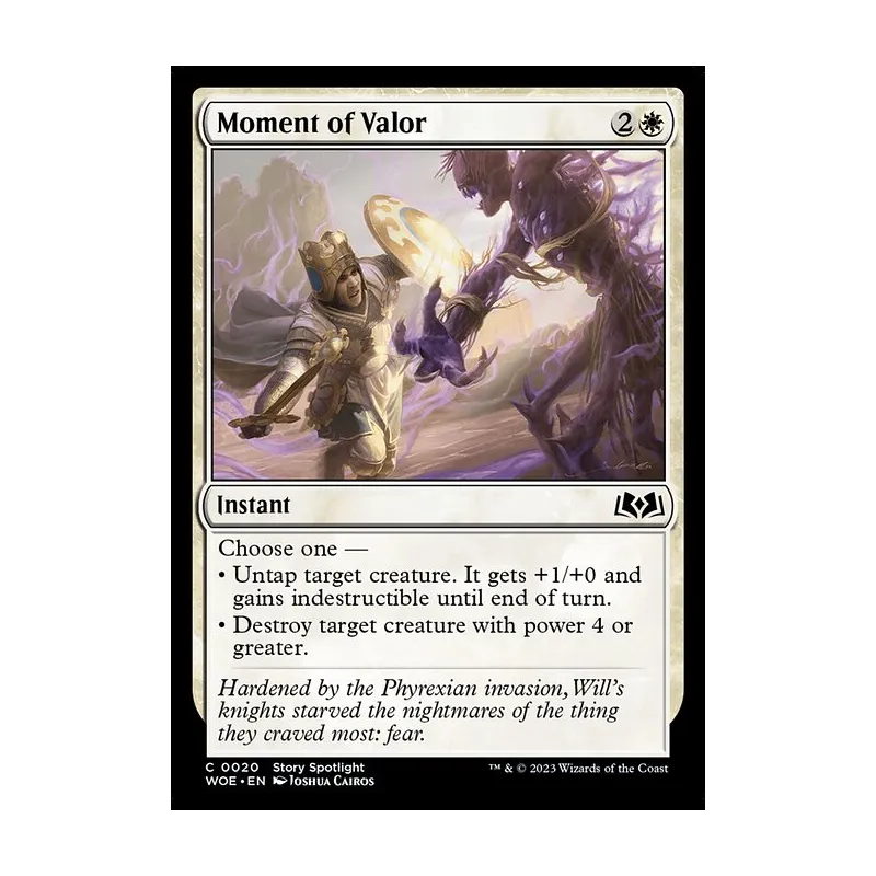 Moment of Valor - Wilds of Eldraine (Near Mint)