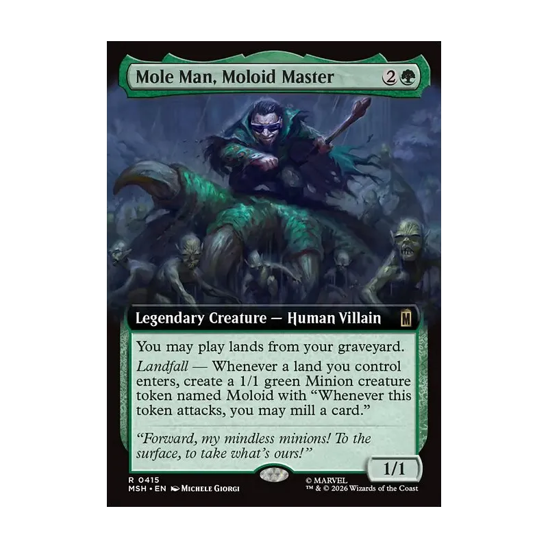 mtg card mole Magic The Gathering - Worms Anzrag, the Quake-Mole | Murders