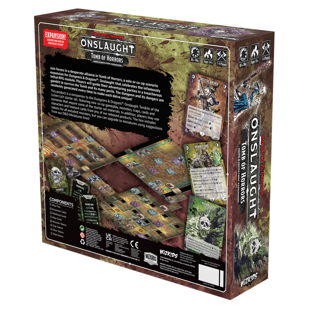 D&D Onslaught: Tomb of Horrors - Maps & Monsters Expansion (New Arrival)