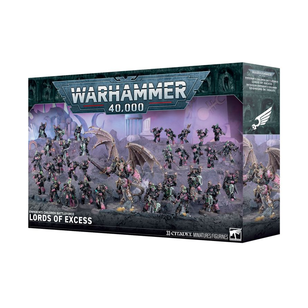 Warhammer 40K: Emperor's Children Battleforce - Lords of Excess (New Arrival)
