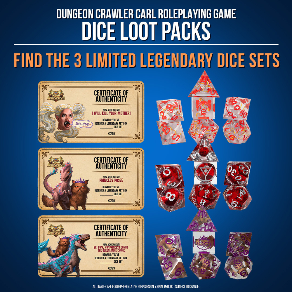Dungeon Crawler Carl RPG: Loot Pack (Random Dice Set) (Preorder)