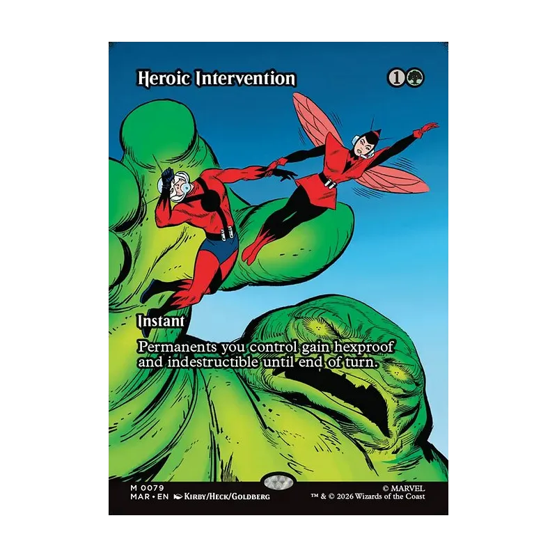 Heroic Intervention (0079) (Borderless) - Marvel Universe (Near Mint)