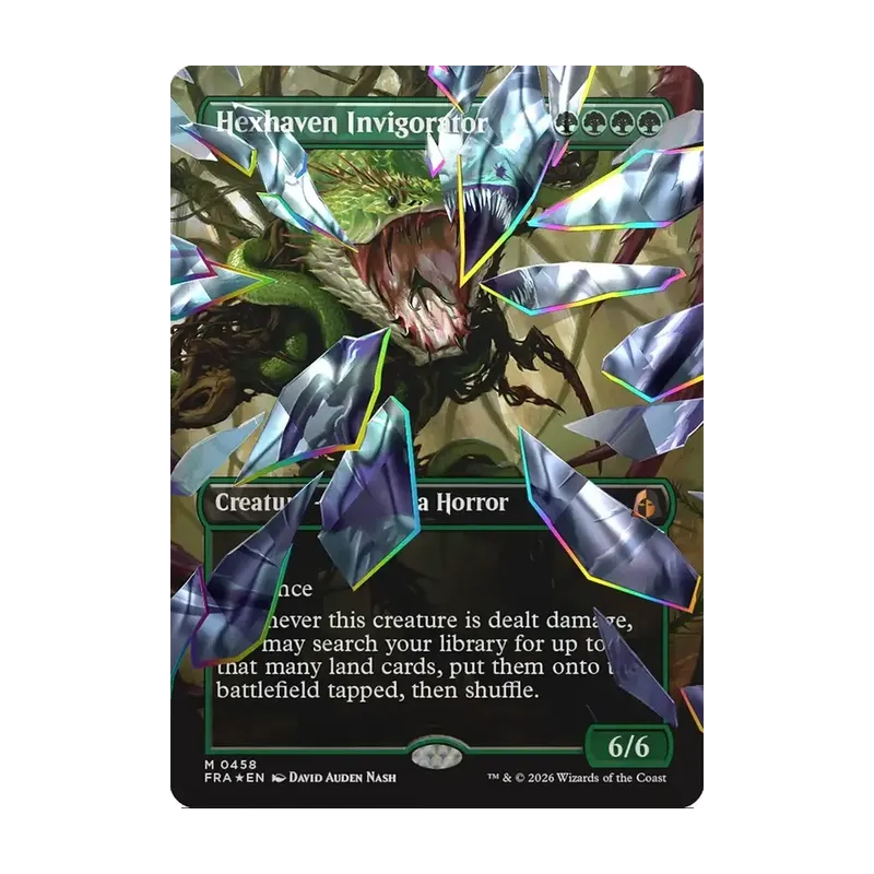Hexhaven Invigorator (Borderless) (Facet Foil) - Reality Fracture (Foil Near Mint)