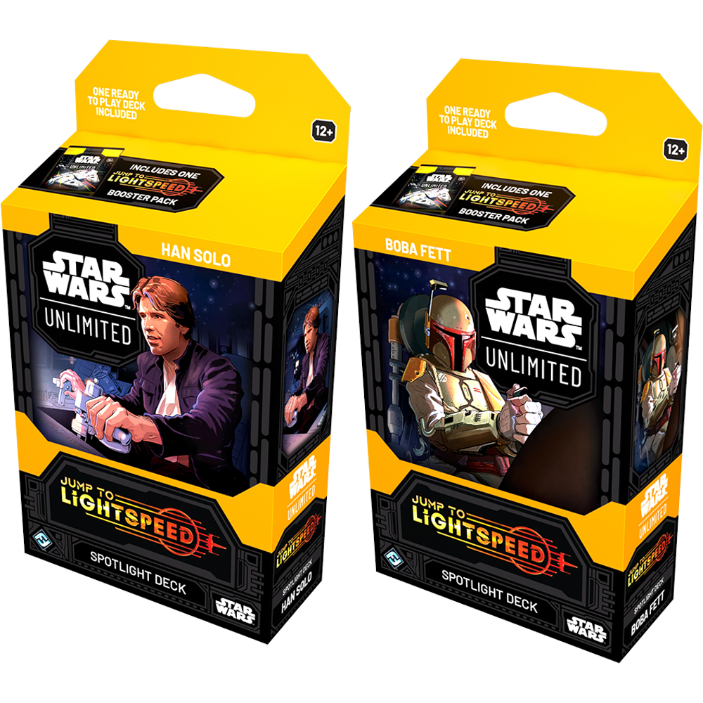 Star Wars Unlimited TCG: Jump to Lightspeed - Spotlight Decks (Set of 2) Star Wars Unlimited TCG: Jump to Lightspeed - Spotlight Decks (Set of 2)