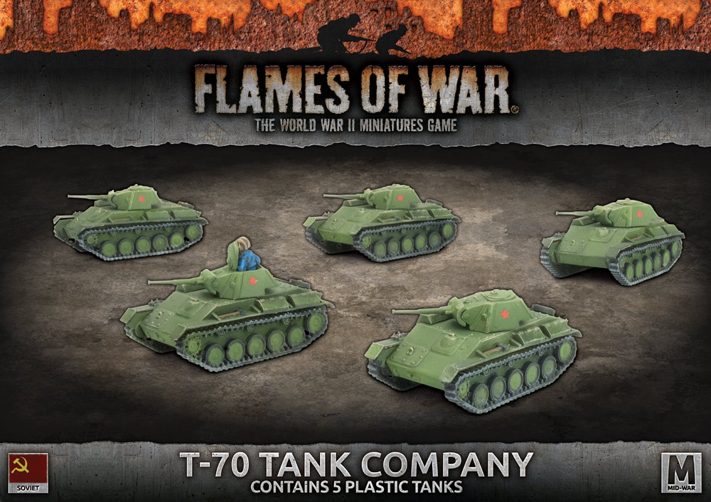 Flames of War WW2: Soviet - T-70 Tank Company