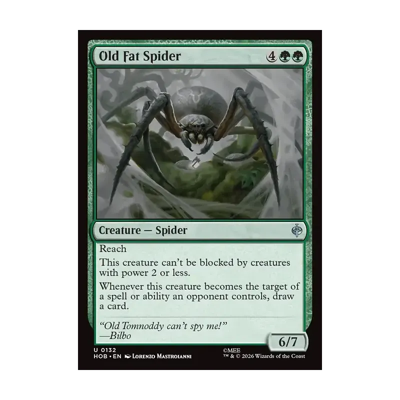 Old Fat Spider - The Hobbit (Near Mint)