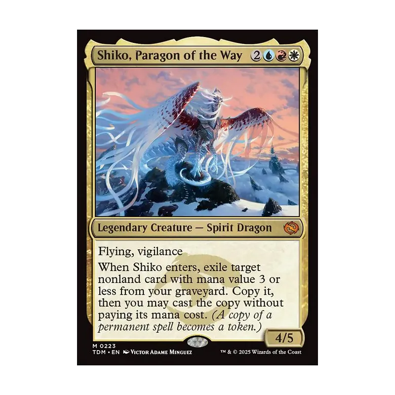Shiko, Paragon of the Way - Tarkir: Dragonstorm (Near Mint)