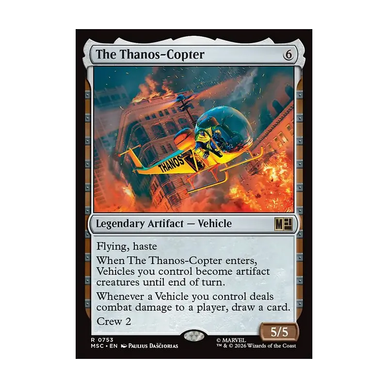 The Thanos-Copter | Marvel Super Heroes Commander MTG