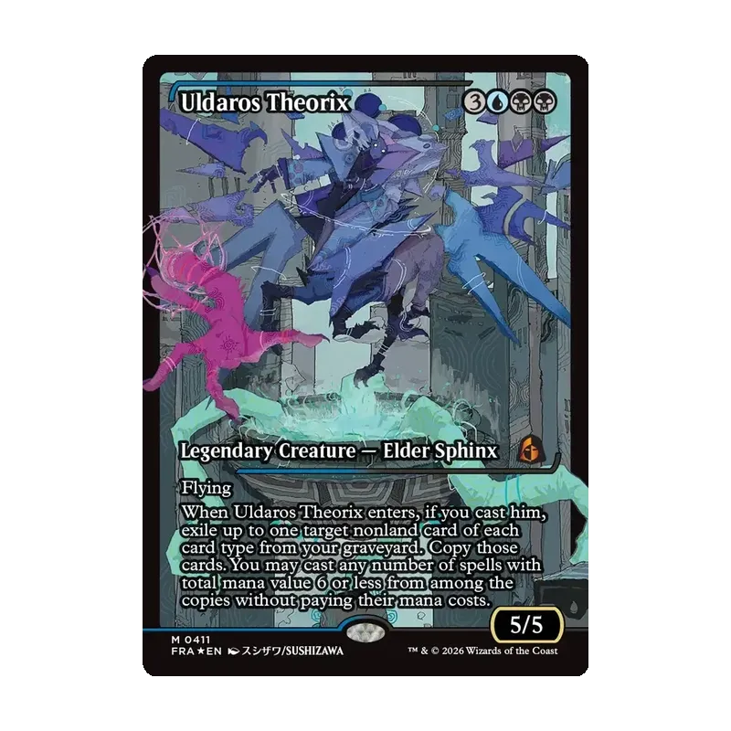 Uldaros Theorix (Showcase) (0411) - Reality Fracture (Foil Near Mint)