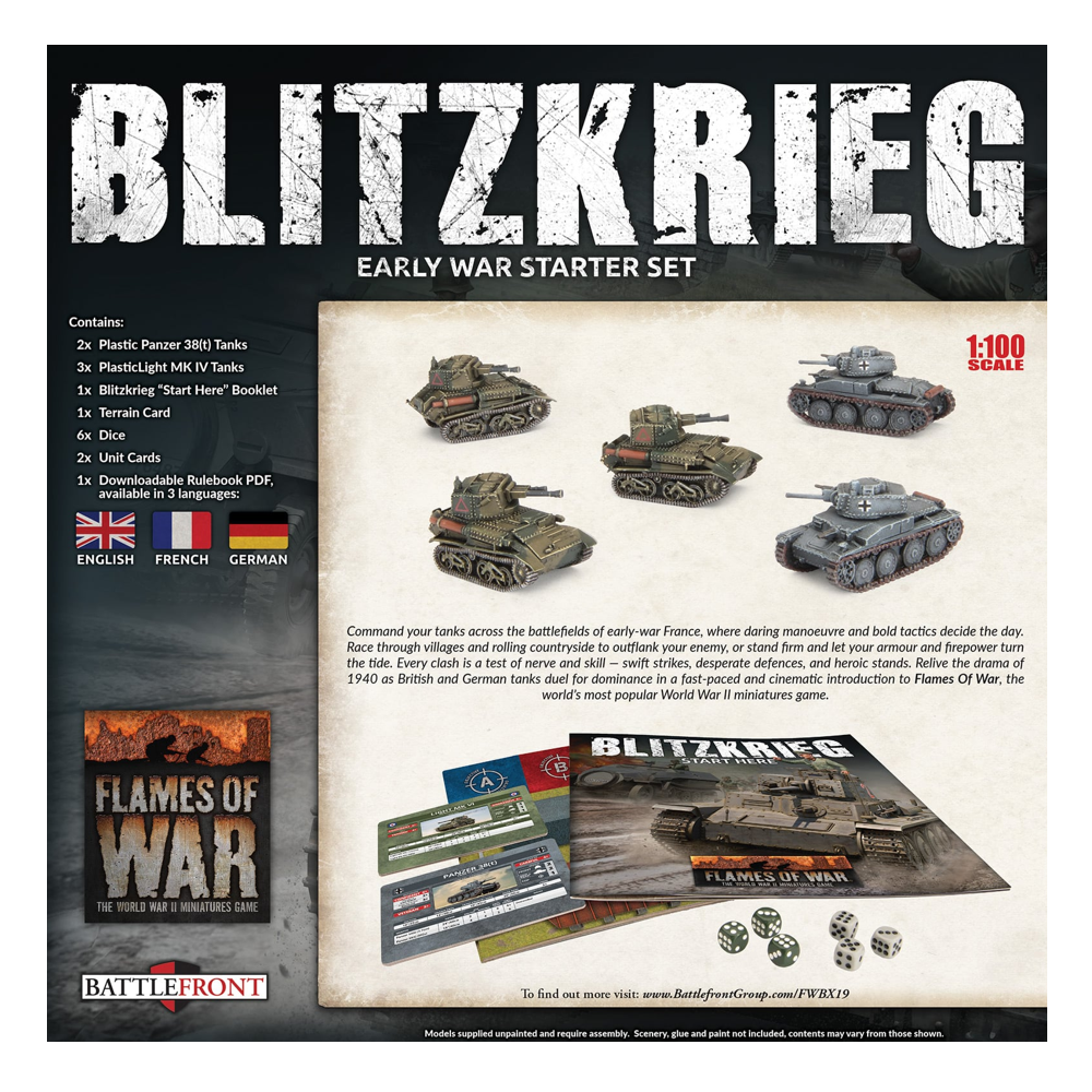Flames of War WW2: Blitzkrieg: Early War Starter Set (Preorder)