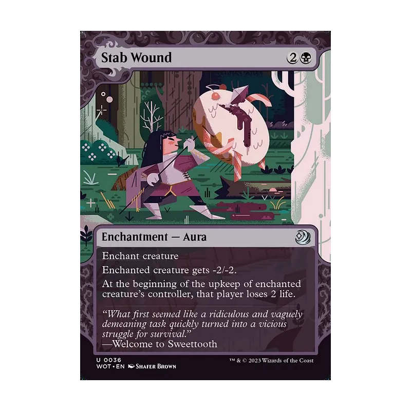 Stab Wound - Wilds of Eldraine: Enchanting Tales (Near Mint)