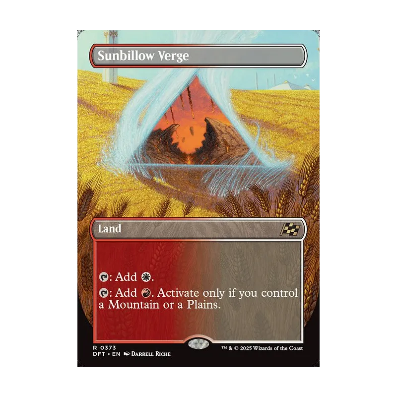 Sunbillow Verge (Borderless) - Aetherdrift (Near Mint)