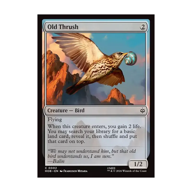 Old Thrush - The Hobbit (Near Mint)