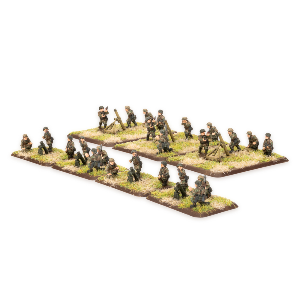 Flames of War WW2: German - Fallschirmjager Mortar Platoons