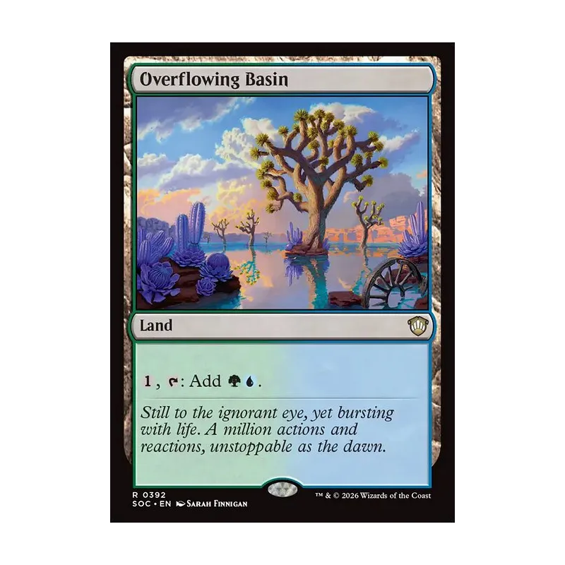 Overflowing Basin - Secrets of Strixhaven Commander (Near Mint)