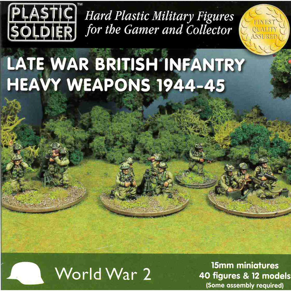 15mm Scale WW2: Late War British Infantry Heavy Weapons 1944-45 15mm Scale WW2: Late War British Infantry Heavy Weapons 1944-45
