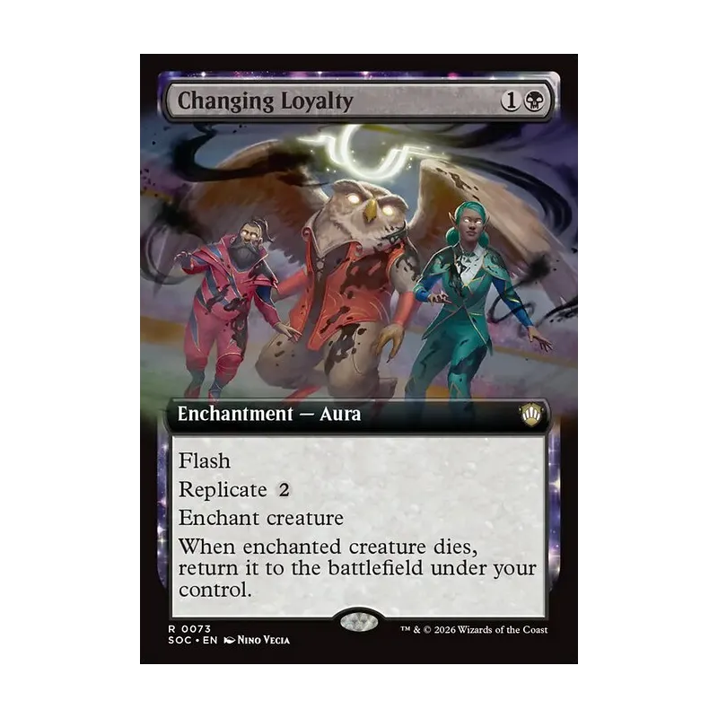 Changing Loyalty (Extended Art) - Secrets of Strixhaven Commander (Near Mint)