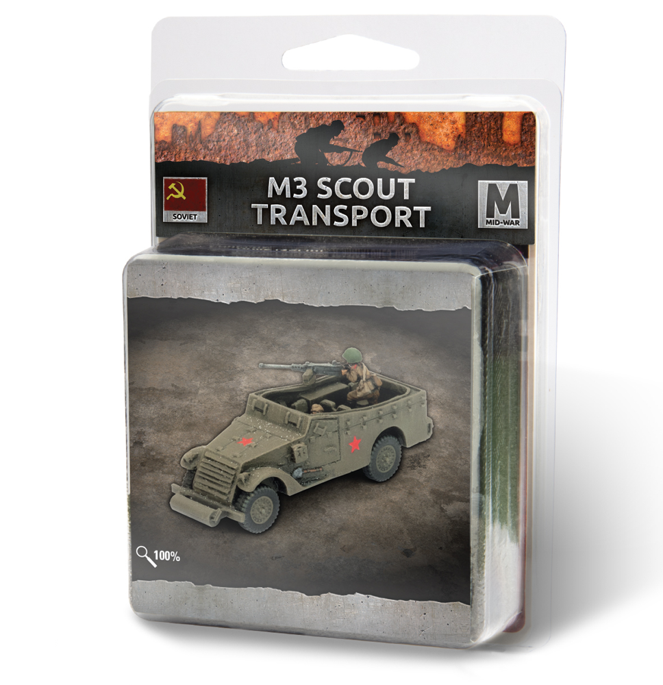 Flames of War WW2: Soviet - M3 Scout Transport (Mid-War)
