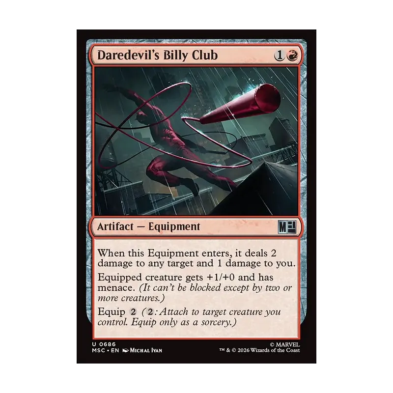 Daredevil's Billy Club - Marvel Super Heroes Commander (Near Mint)