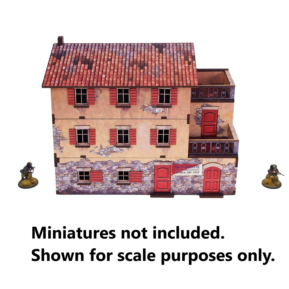 Bolt Action: Pre-Painted WW2 Italy - Large House