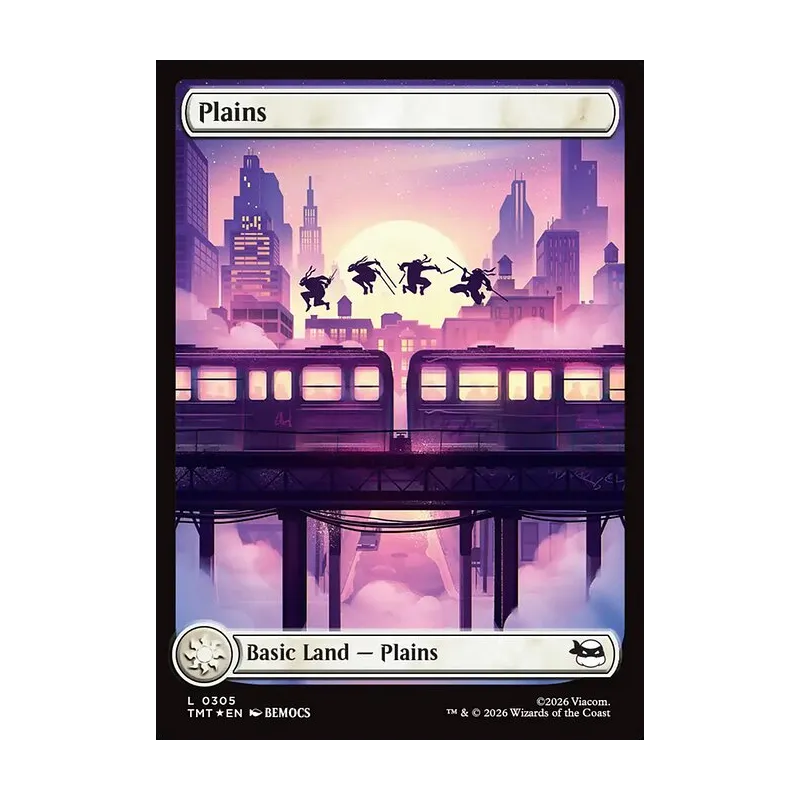 Plains (0305) (Surge Foil) - Teenage Mutant Ninja Turtles (Foil Near Mint)