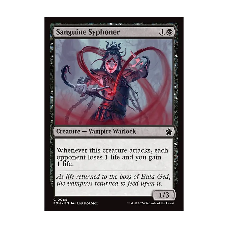 Sanguine Syphoner - Foundations (Near Mint)