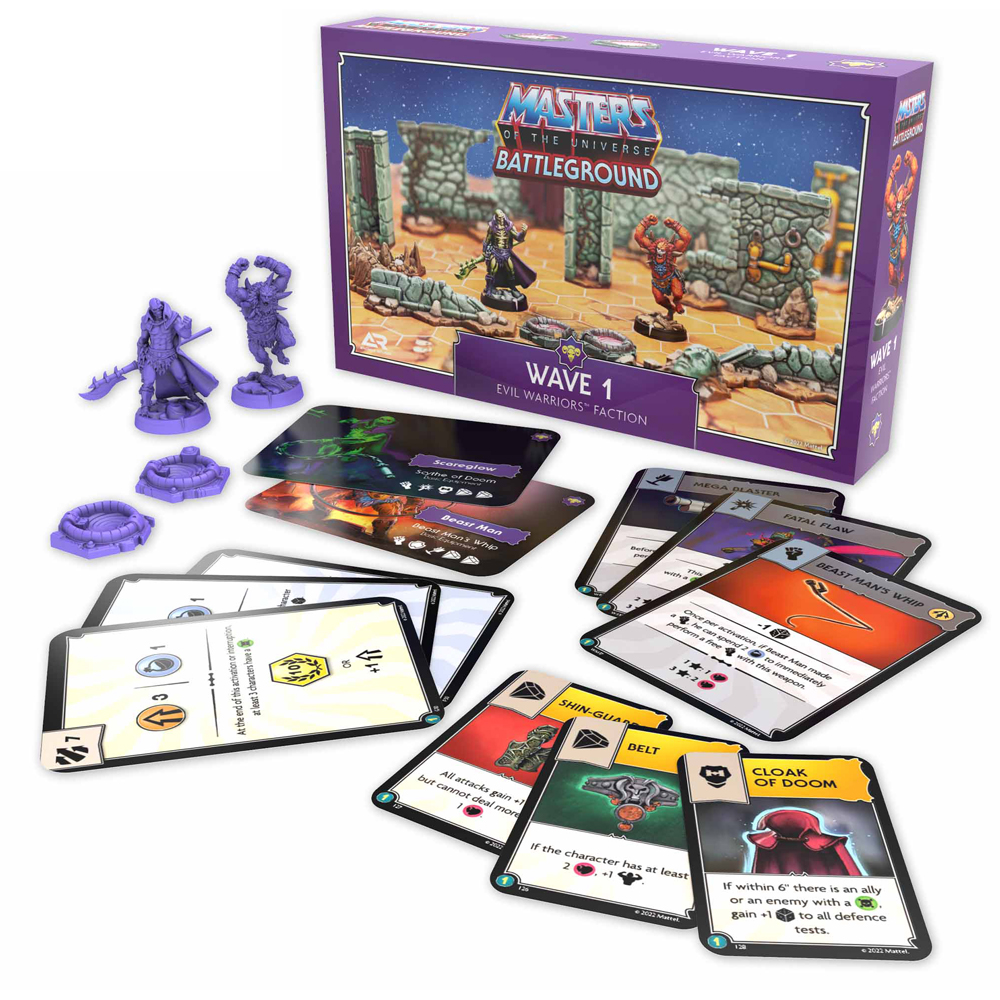 Masters of the Universe: Battleground: Wave 1 - Evil Warriors Faction (Preorder)