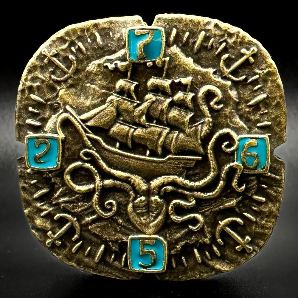 FlipDie Metal Dice Coin Set: Seven Realms (7) (New Arrival)