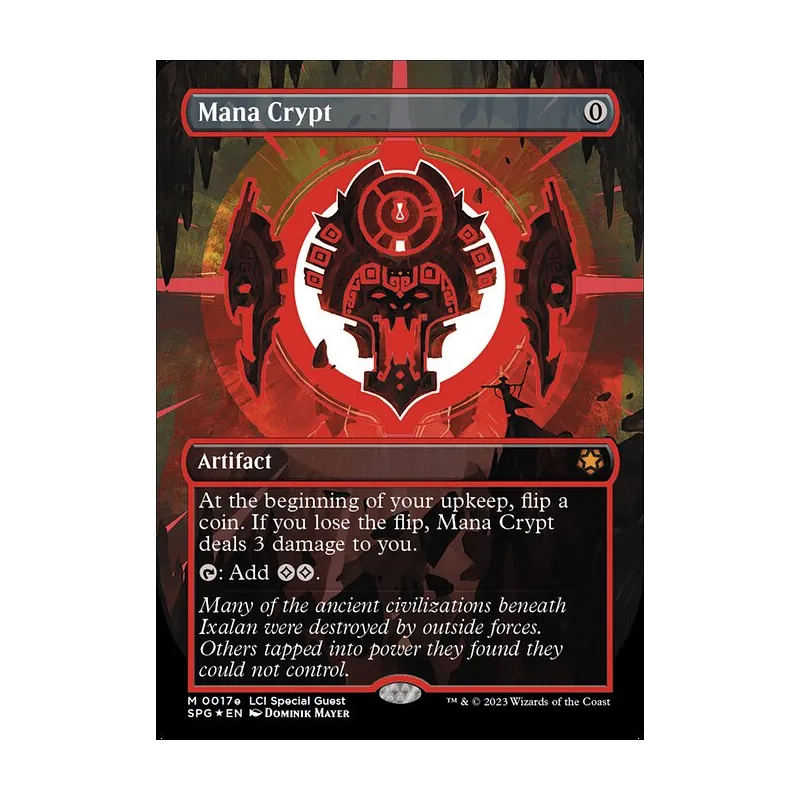 Mana Crypt (0017e) (Borderless) - Special Guests (Foil Near Mint)