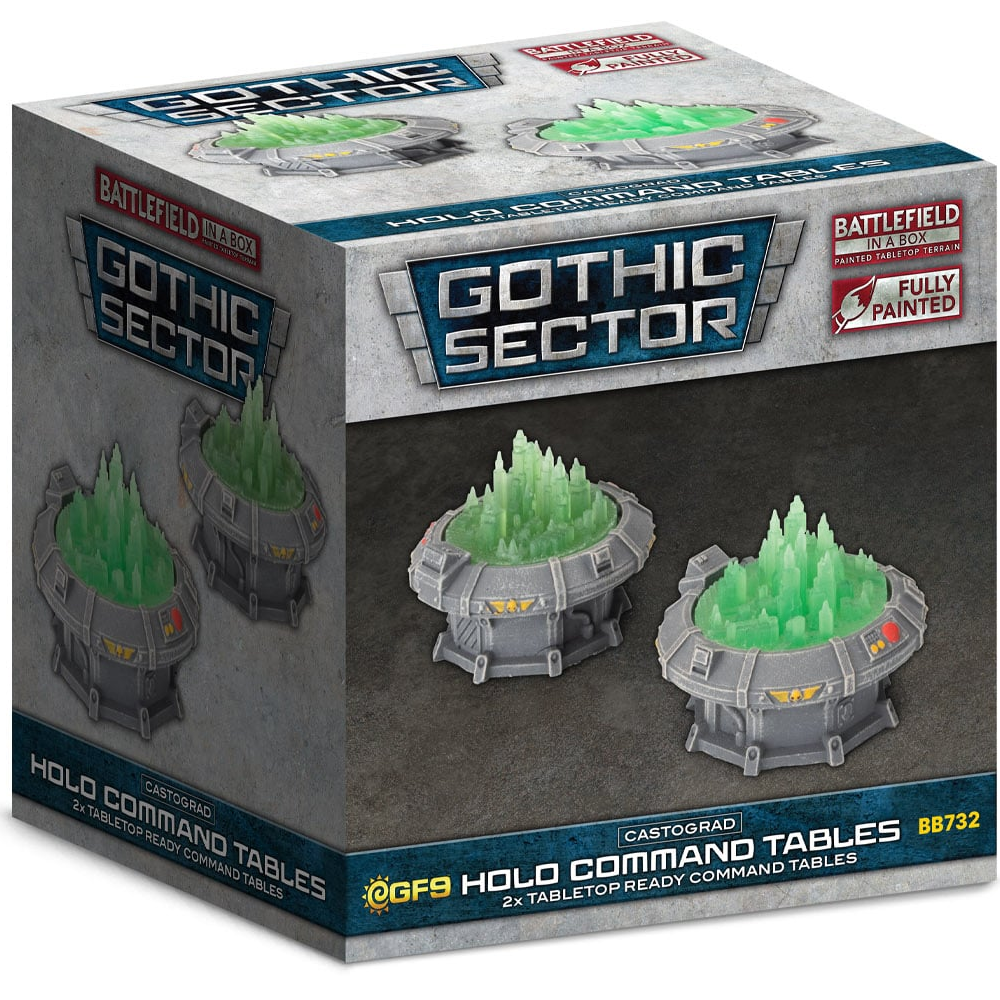 Battlefield in a Box: Gothic Sector - Castograd Holo Command Tables (Preorder)