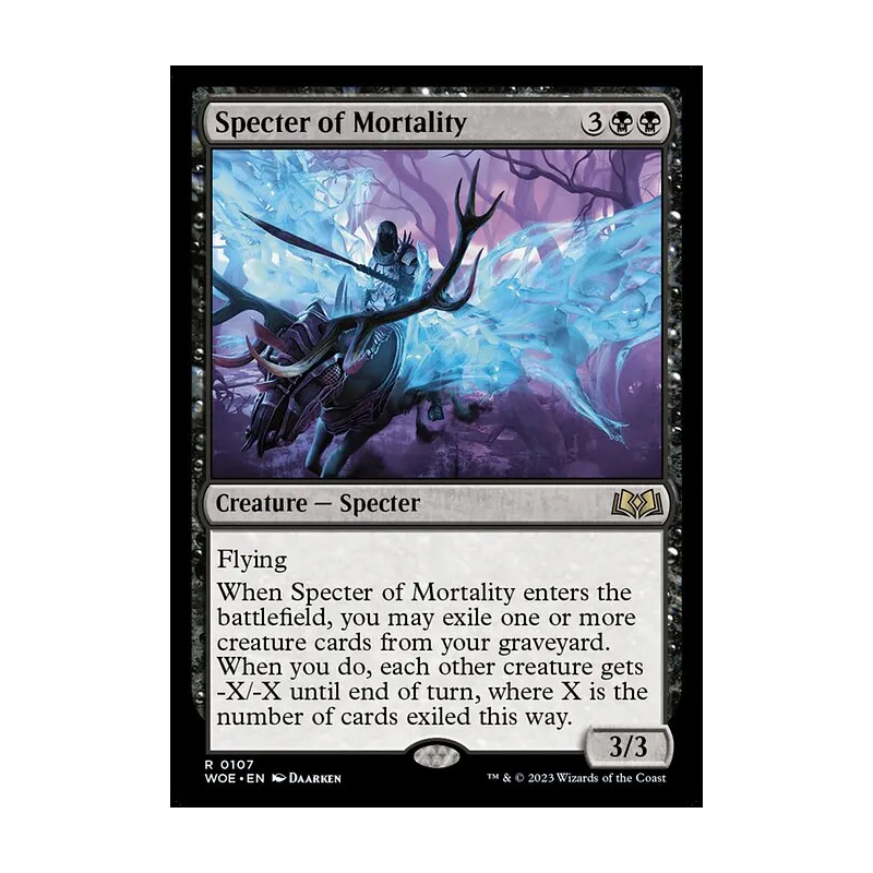 Specter of Mortality - Wilds of Eldraine (Near Mint)