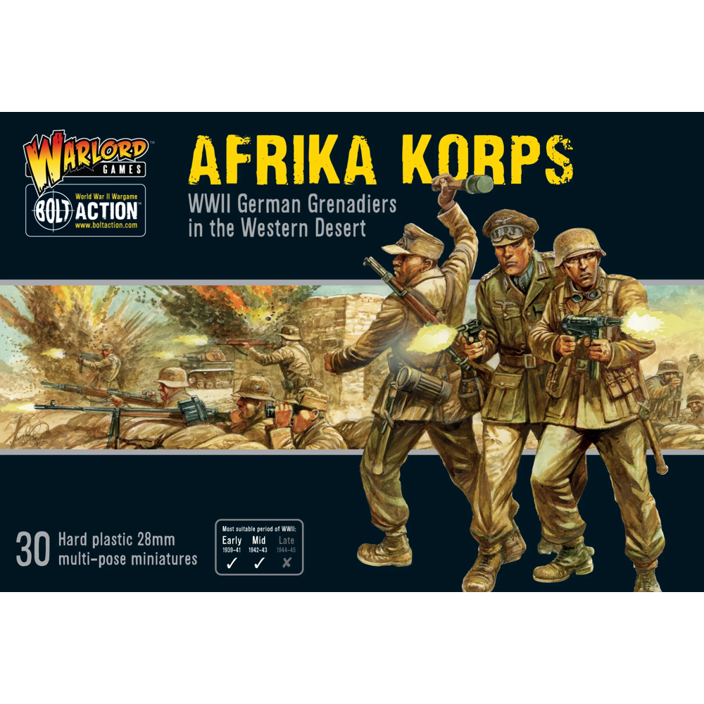 Bolt Action 3E: Afrika Korps Infantry (Preorder)