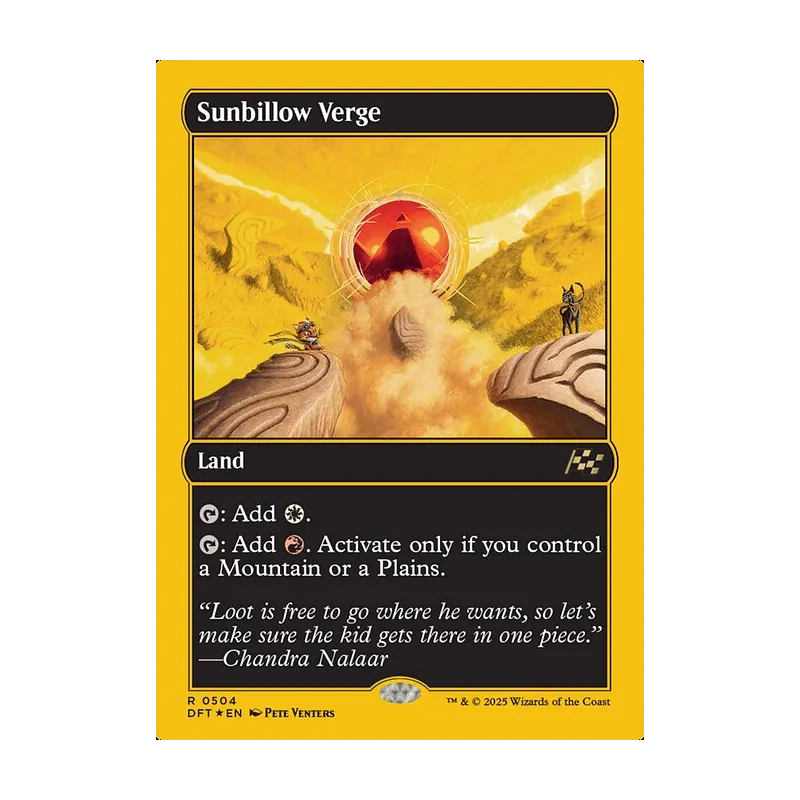Sunbillow Verge (First-Place Foil) - Aetherdrift (Foil Near Mint)