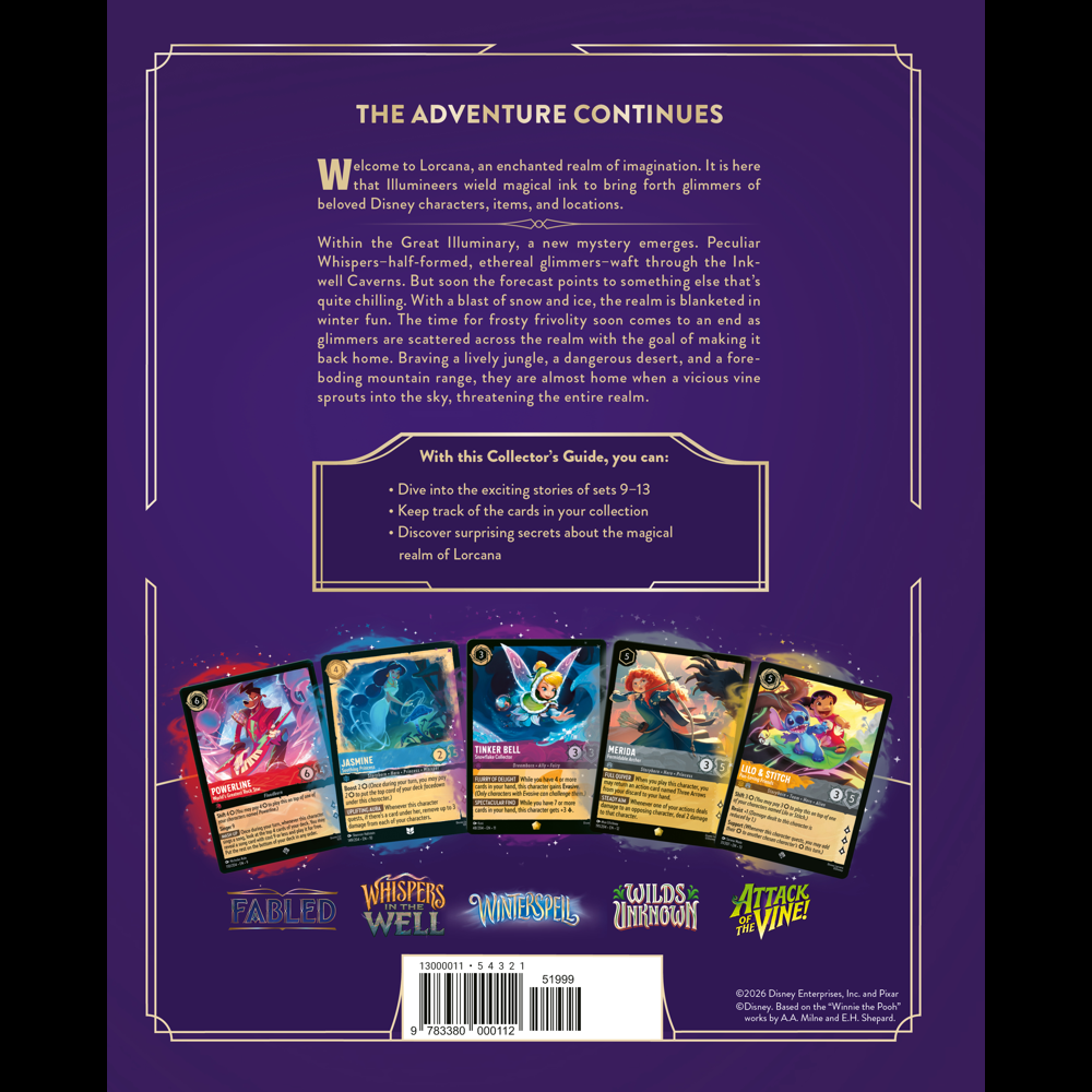 Lorcana TCG: Official Collector's Guide - Sets 9-13 (Preorder)