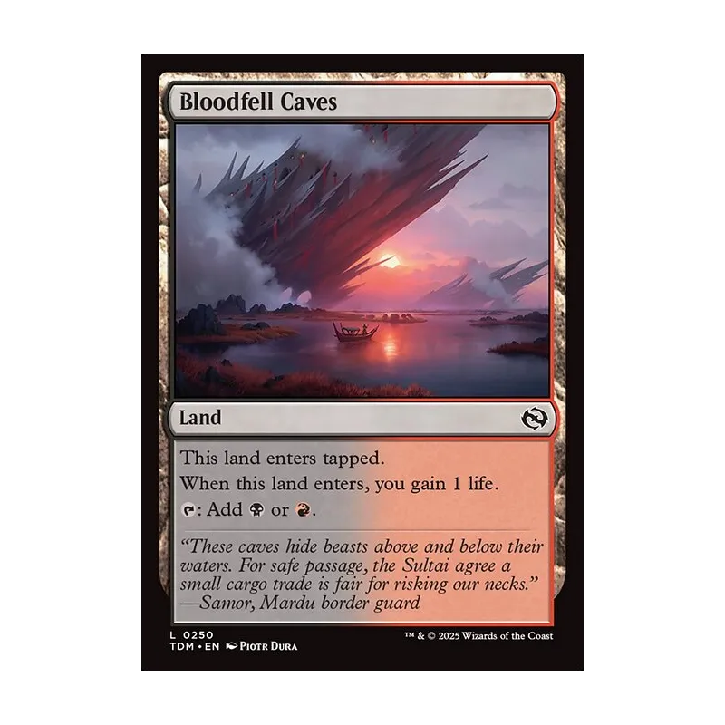 Bloodfell Caves - Tarkir: Dragonstorm (Near Mint)