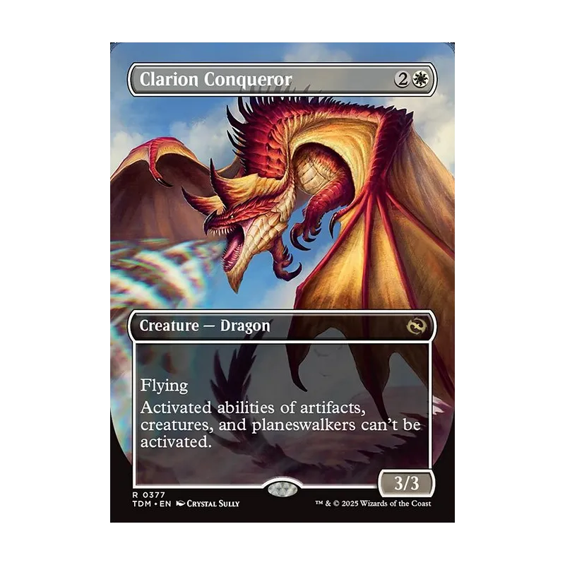 Clarion Conqueror (Borderless) - Tarkir: Dragonstorm (Near Mint)