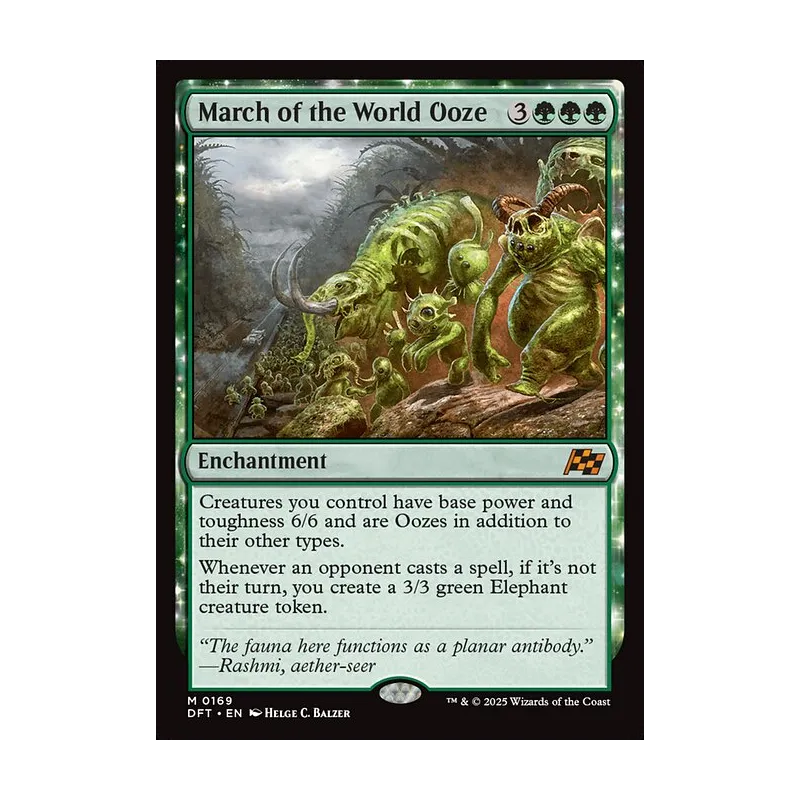 March of the World Ooze - Aetherdrift (Near Mint)