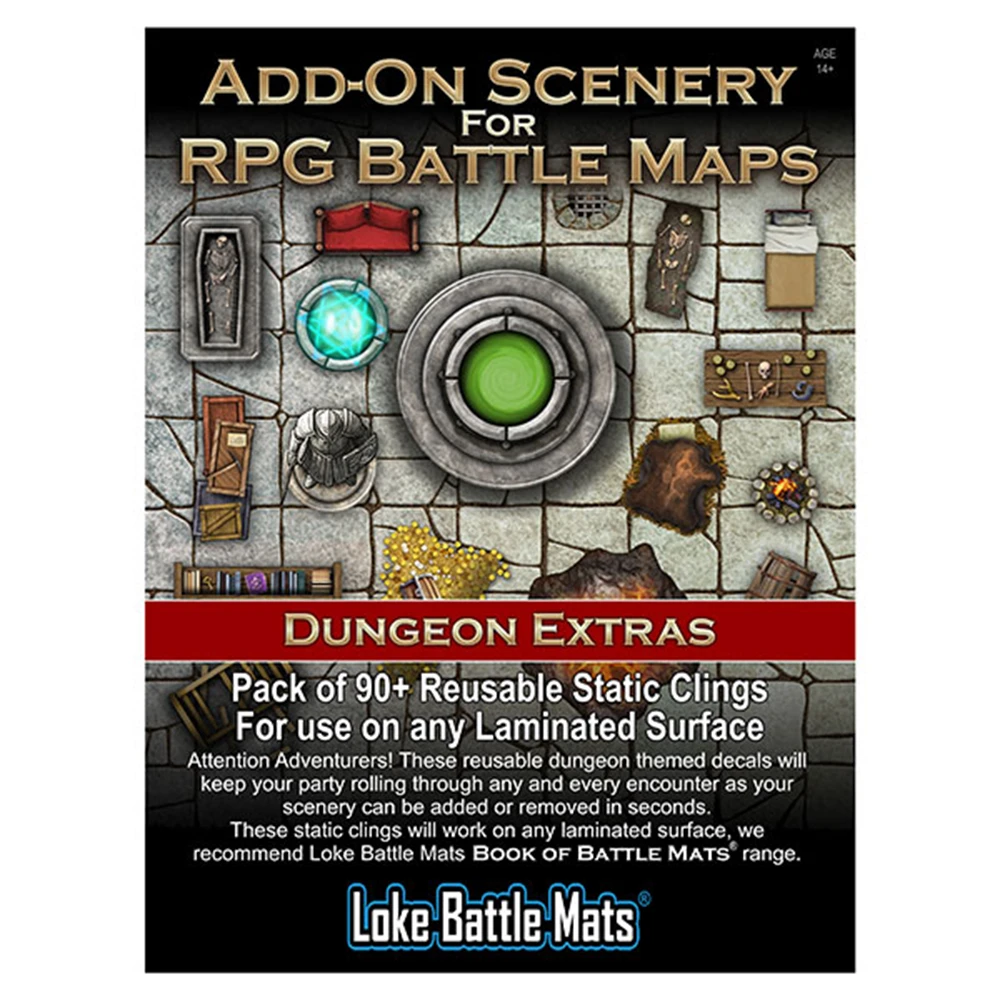 Add-on Scenery for RPG Maps Dungeon Extras (Preorder)