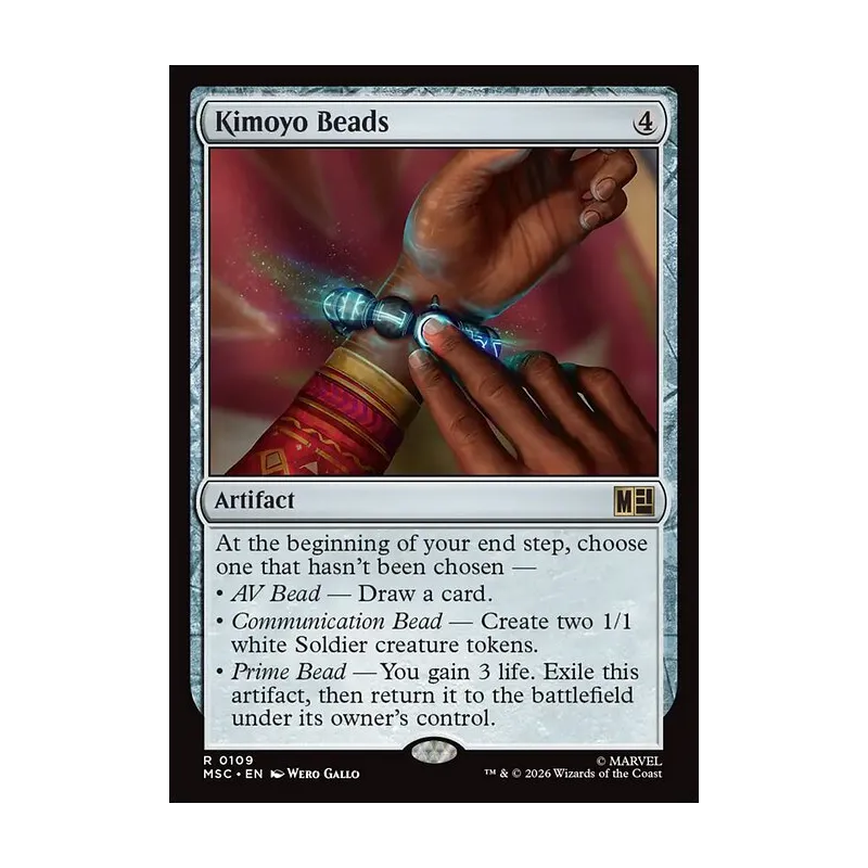 Kimoyo Beads (Surge Foil) - Marvel Super Heroes Commander (Foil Near Mint)