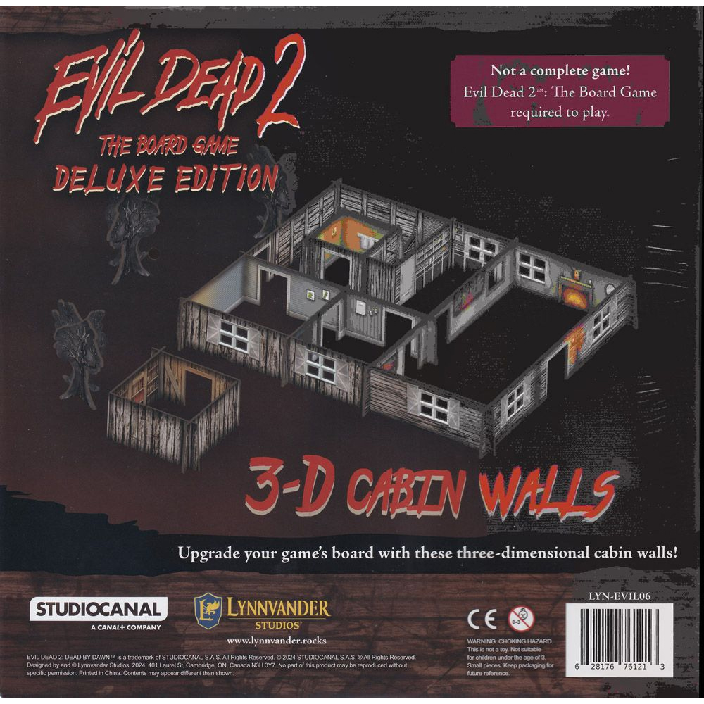 Evil Dead 2: The Board Game: Deluxe Edition - 3D Cabin Walls (New Arrival)