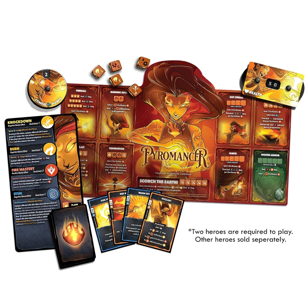Dice Throne: Hero Pack - Pyromancer (Preorder)