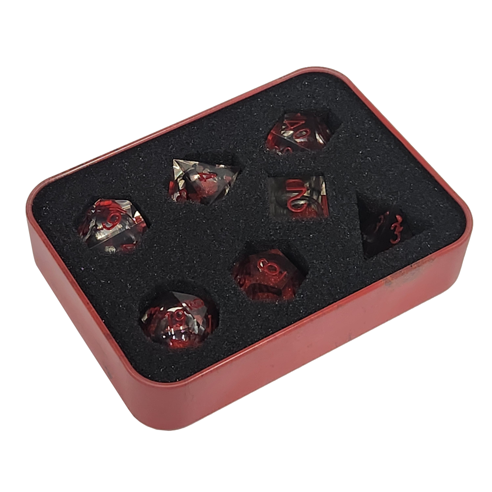 Polyhedral RPG Dice Set: Dead by Daylight - Blood Dice (7) (New Arrival)