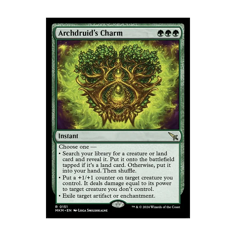 Archdruid's Charm - Murders at Karlov Manor (Near Mint)