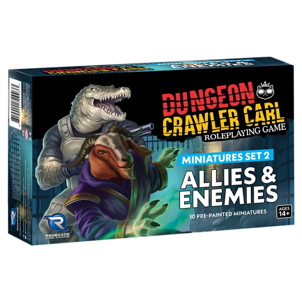 Dungeon Crawler Carl RPG: Miniatures Set 2: Enemies & Allies (Preorder)