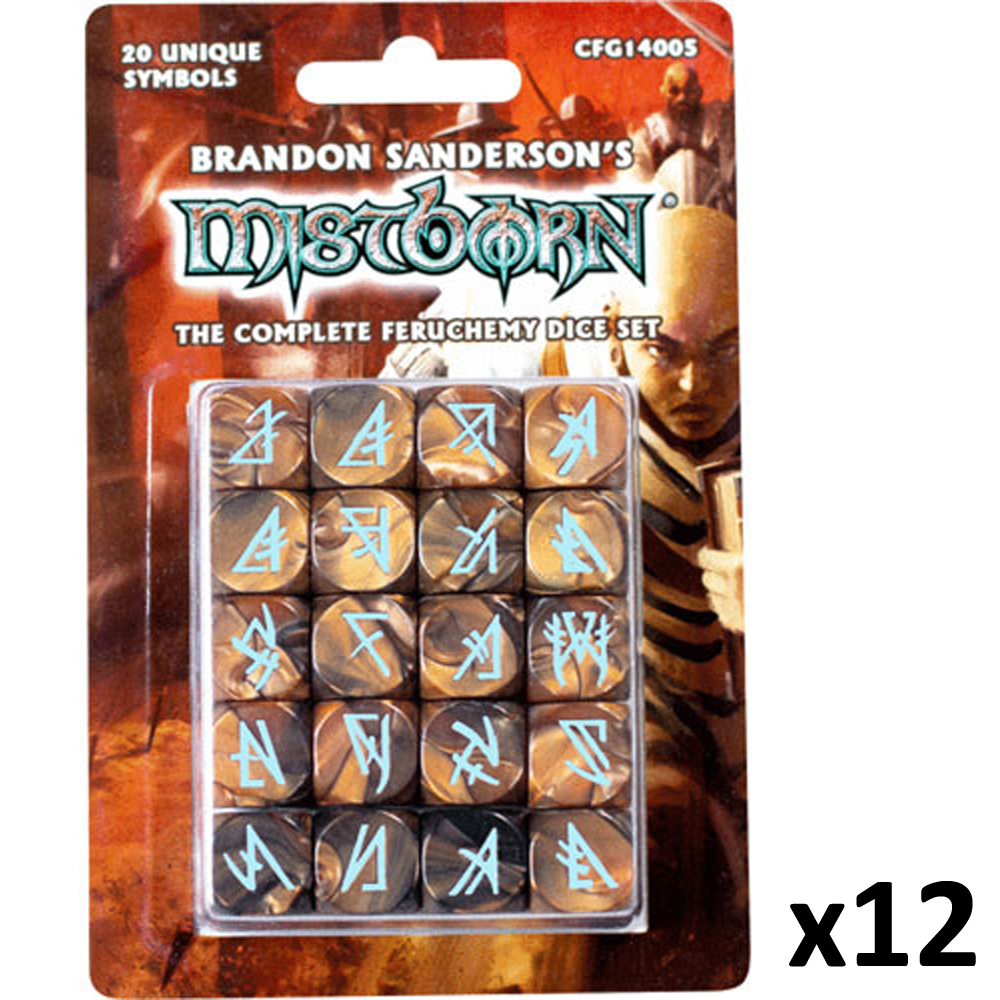 Mistborn: Complete Feruchemy Dice Set CASE (12)
