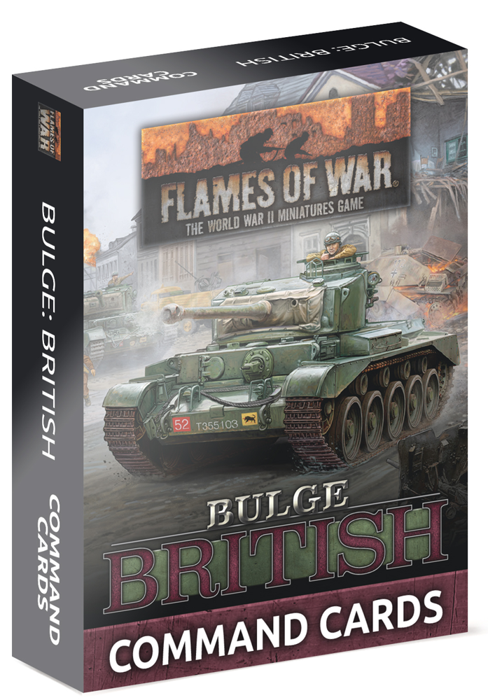 Flames of War WW2: Bulge British - Command Cards