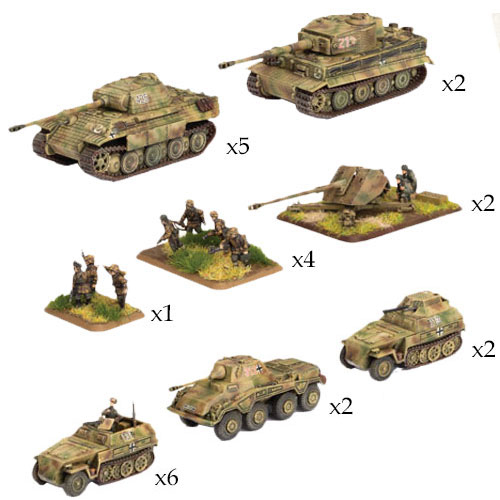 Flames of War: German Starter Force - Waffen-SS Panther Kampfgruppe Flames of War: German Starter Force - Waffen-SS Panther Kampfgruppe