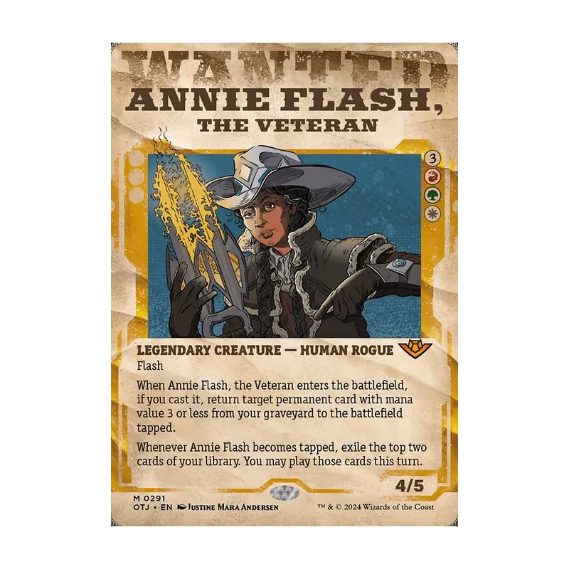 Annie Flash, the Veteran (Showcase) - Outlaws of Thunder Junction (Near Mint)