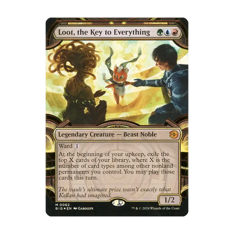 Loot, the Key to Everything (Showcase) (Raised Foil) - The Big Score (Foil Near Mint)