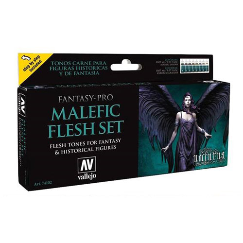 Vallejo Fantasy Pro: Malefic Flesh Set